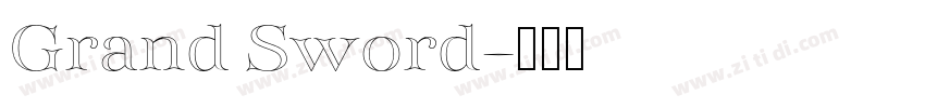 Grand Sword字体转换